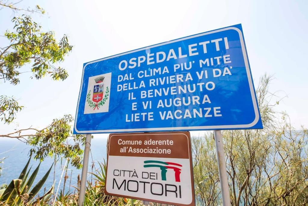 Apartament Il Grande Blu - Vista Panoramica Sul Golfo Ospedaletti Zewnętrze zdjęcie